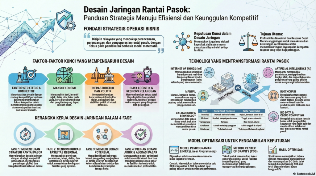 strategi efisiensi jaringan rantai pasok
