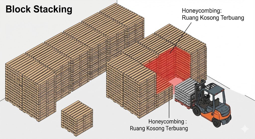 Ilustrasi Honeycombing