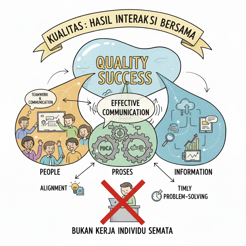 QM 06 — Team Building and Teamwork: Effective Communication Quality Management tidak pernah berhasil melalui kerja individu semata