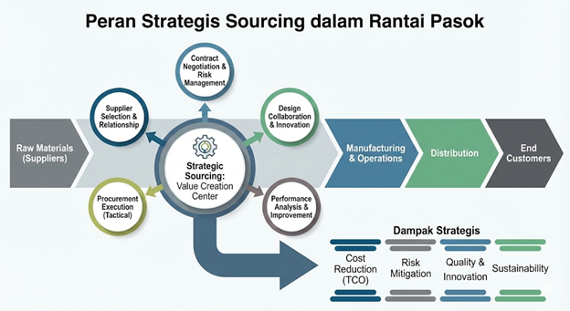 Diagram Peran Strategis Sourcing