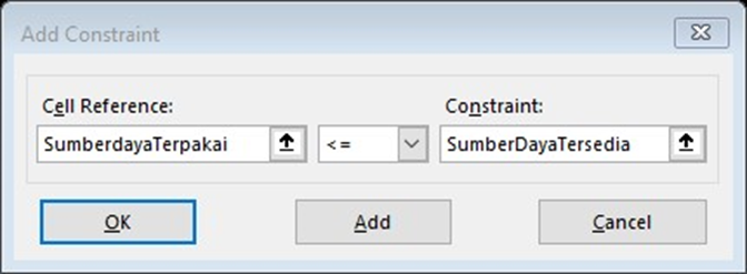 praktik-langsung-solver-studi-kasus-mebel-apik Dialog untuk menambahkan constraint